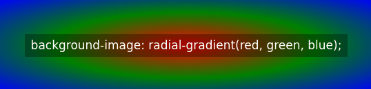 background-image: radial-gradient(red, green, blue);